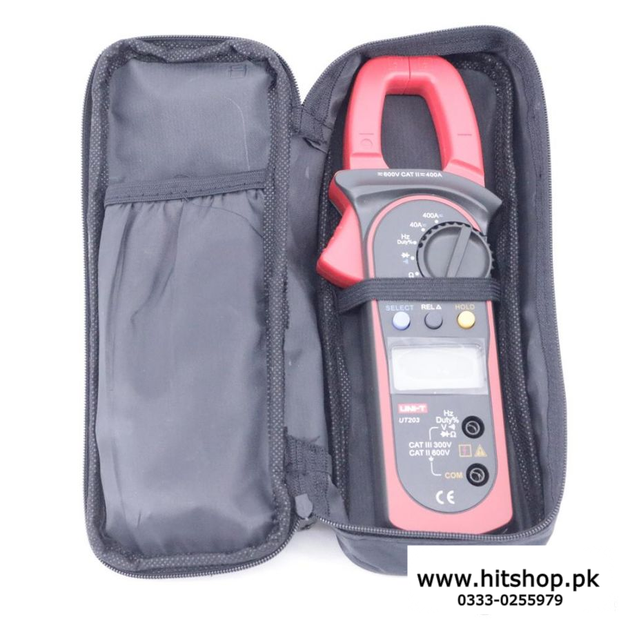 UNI-T UT203 Digital Clamp Multimeter DC AC Current Voltmeter Tester